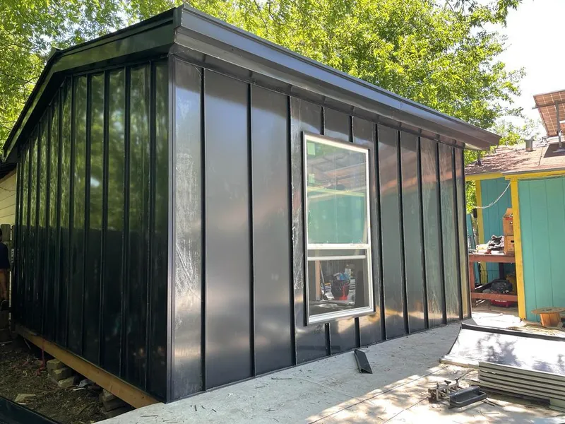 Black standing seam metal wall panels for Roof Inspection in Cinnaminson