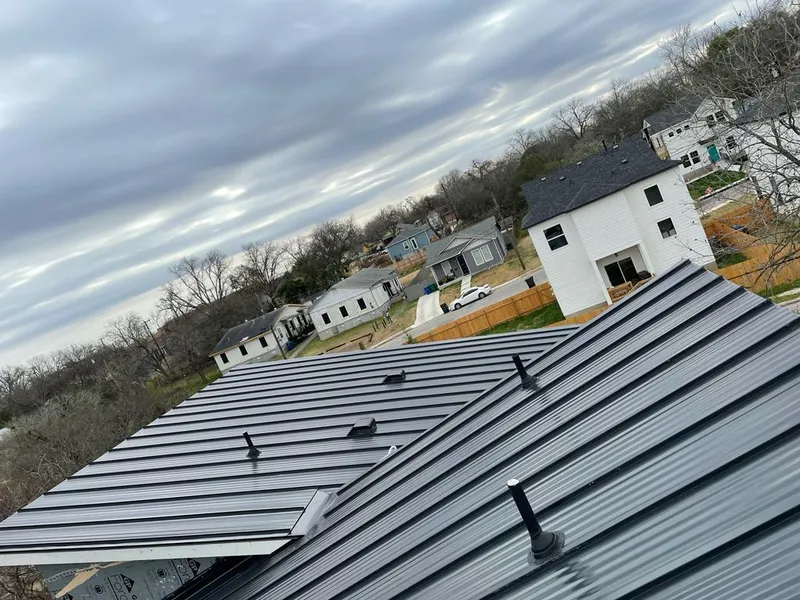 Standing seam metal roof panels with vents for Skylight Repair in Cinnaminson